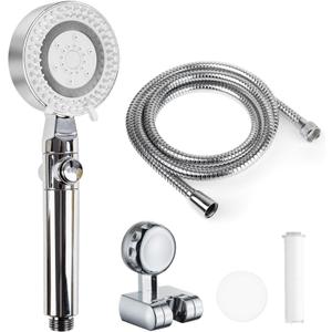 RV Shower Head with Hose, High Pressure 5 Mode Shower head Replacement, for RV/Campers, Travel Trailer, Motorhome for Water Saving,Pause function Filter cotton LYHS-411