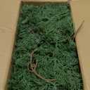 6.3FT Real Touch Christmas Cedar Cypress Garland Artificial Greenery Soft Pine Needles Realistic Faux Green Garland for Mantle Fireplace Table Wall Indoor Christmas Decorations