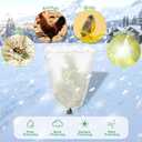 8 Pcs Winter Plant Covers Freeze Protection, 39.4x23.6 Inch Horizontal Shrub Tree Plant Protection Bags with Drawstring Plant Protector Shrub Frost Blanket for Winter Outdoor Garden Potted Plants
