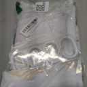 Gibelle Extra Long Shower Curtain 72 x 84, Watercolor Floral Fabric Shower Curtain, Brown Beige Flower Decorative Bathroom Shower Curtain Set