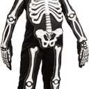 Spooktacular Creations Halloween Fierce 3D Skeleton Costume Set for Kids Halloween Dress Up, Role-play, Carnival Cosplay (Black, S)