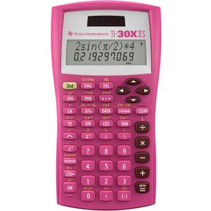 Texas Instruments TI-30X IIS 2-Line Scientific Calculator, Pink