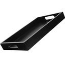 30x22 black metal tray