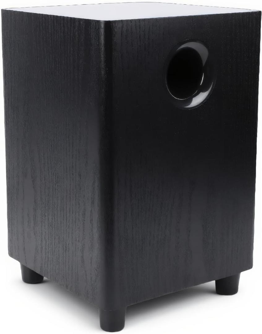 Tangxi 6.5 Inch Powered Subwoofer, 100W Powered Passive Home Theater Subwoofer Speaker, Plug and Play for Home Theater Systems and Amplifiers