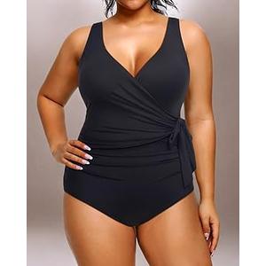 Yonique Women Plus Size One Piece Swimsuit 22W