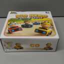 iPlay, iLearn Press to Go Car Toys for Toddlers 1-3, Baby Animal Racing Cars, Infant Play Vehicle Set, Baby Push Go Friction Car Toys for 6-9-12-18 Months, 1st Birthday Gifts for 1-2 Years Old Boys