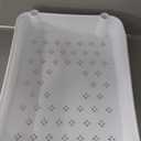 Laiensia 3Tier Rolling Cart with Wheels,Multifunction Utility Storage Carts, Kitchen Storage Organizer,Mobile Shelving Unit for Bathroom,Laundry,with Classified Stickers,White