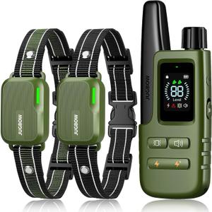 Jugbow Shock Collar for 2 Dogs (10-120lbs) - 4200FT Dog Training Collar with Remote, IPX8 Waterproof Electric Collar with 4 Training Modes, Rechargeable E-Collar for Breeds