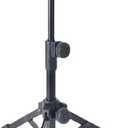 Mini Tabletop Tripod Microphone Mic Stand Holder with 1/4 Inch Threaded for Meetings Lectures Speaking 