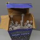 Christmas Lights Outdoor,24 Tubes 864 LED Meteor Shower Lights 12Inch, Waterproof Icicle Light Outdoor Christmas Decorations for Xmas Tree Yard Party, UL Plug, White (Multicolor)