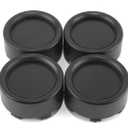 RTrhinotuning 4PCS 86 mm / 3.39 in Wheel Center Caps, OD: 3.39"(86 mm) ID: 3.29"(83.5 mm) Matte Black Hub Caps Covers
