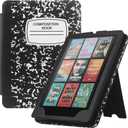 Case with Stand for Kindle Paperwhite,Book Folio Cover with Auto Sleep Wake, Hand Strap-Fits Kindle Paperwhite 11th Generation 6.8" Signature Edition 2021 Released-Composition Book