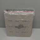 ZOBER Large Christmas Ornament Storage Box - Stores 128 3" Ornaments, With Dividers - Ornament Organizer Storage Box, Durable Christmas Containers Holder - Extra Pockets, Dual Zipper - Red