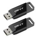 PNY 32GB Attaché X USB 3.2 Gen 1 Flash Drive 2-Pack