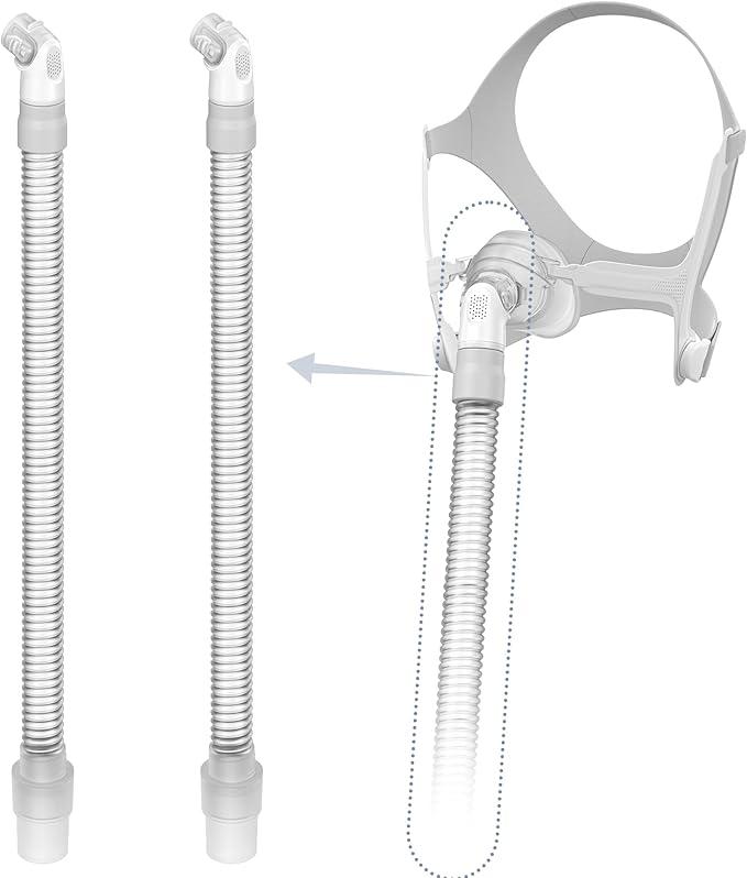 2 Packs Replacement Tube for Airfit N20,FSA HSA Eligible, Replacement Short Tube Compatible with N20, Great Value CPAP Supplies by Medihealer.