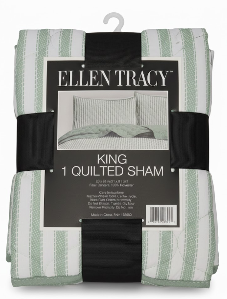 Standard 1 Quilted Sham 20x36 100%Polyester