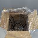 Toilet Paper Holder Stand with Shelf, Free Standing Toilet Paper Roll Dispenser Holds 3 Big Rolls of Jumbo Mega Paper, for RV Bathroom, Floral Pattern, Black