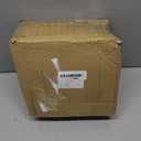 MyGift Set of 2 Ceramic Spoon Rest, Upright Ladle Holder Ceramic Dish with Silver Stainless Steel Rack (Double)