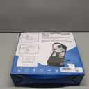 HKAI Baby Bouncer, Portable Baby Bouncer Seat for Babies 0-18 Months, 100% Cotton Fabrics, 3 Modes of use with Rocker and Stationary Options, Infant Rocker Chair with Hanging Toys-Dark Grey