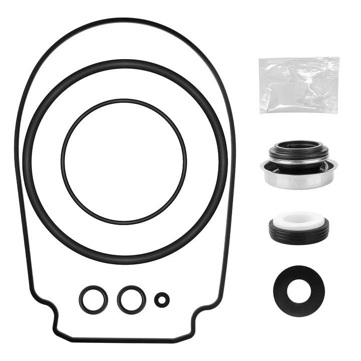 O-Ring Rebuild Repair Kit, for Pentair WhisperFlo/IntelliFlo Pool Pump Seal Gasket, Drain Plug/Lid/Diffuser O-Rings, Impeller Gasket, PS-1000 Shaft Seal, Fits Pumps Built 2-1-2008 and Later Series