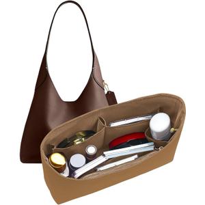 Paper Purse Organizer Inserts for brooklyn 28 Insert Keeps Tote Handbag (EarthColor)