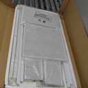 Lufeiya Small White Kids Desk with Drawers for Bedroom, 32 Inch Home Office Desks with Fabric Storage Drawer and Bag, Study Writing Vanity Table for Small Spaces, White (31.5")