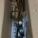 Rain Gauge Outdoor,42 Inch Solar Rain Gauges Decorative with Lotus Flower Spinner Light, Large Number Plastic Tube Rain Catcher Freeze Proof Hummingbird Water Gauge for Garden Yard Lawn