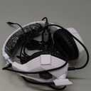 Ozeino Gaming Headset for PC, Ps4, Ps5, Xbox Headset with 7.1 Surround Sound Gaming Headphones with Noise Canceling Mic, LED Light Over Ear Headphones for Switch, Xbox Series X/S, Laptop, Mobile White