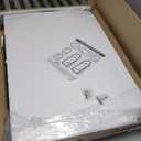 LAWADA Vanity Bathroom Mirror for Wall, 2 Pack 36”x24” Arched Bathroom Mirror for Over Sink, Arched Metal Frame for Bedroom, Living Room, Entryway, Hanging or Leaning, Black