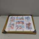 DecorUhome 15x17 Picture Frames Collage Wall Decor, Display 7Pcs 4x6 Photos with Mat or 1Pcs 15x17 Unmatted, 7 4x6 Collage Picture Frames for Wall Mounting, Gold