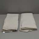 NICETOWN Natural Linen Curtains 84 inch Long 2 Panels Set, Grommet Top Thick Linen Burlap Semi Sheer Vertical Drapes Privacy Assured with Light Filtering for Bedroom/Living Room, W55 x L84