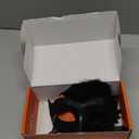 2025 New Masquerade Mask for Women with Stick - Shiny Women's Feather Mardi Gras Venetian Mask for Costume Accessory (Black)