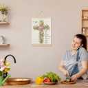 MKIJUHB Christian Floral Cross Wall Art Decor, Faith Wall Decor, I Am Inspirational Bible Verse Easter Framed Hanging Canvas Prints for Home Church Prayer Room Walls Decorations, 12x16 Inch