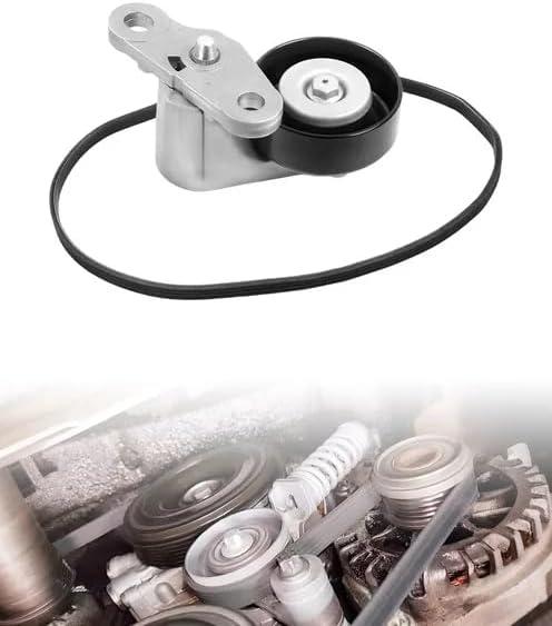 New Upgrade 90K-38159 A/C Serpentine Drive Belt Tensioner Kit Compatible with 2000-2008 Chevy Silverado Suburban Tahoe GMC Sierra Yukon, 2002-2008 Chevy Avalanche Escalade,Replaces# 19311139