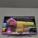 Fussion Permanent Outdoor Lights for House, 150ft RGB Halloween House Lights Outdoor with APP Remote Control, IP67 Waterproof Smart Eternity Eaves Lighting for Christmas, Holiday, Party, Daily