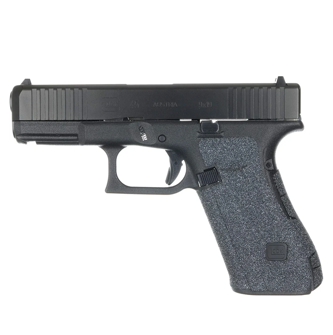 Talon Grips - Adhesive Grip for Glock 17, 17 MOS, 22, 25, 31, 34, 35, 37, 45, 74, 19X - Made in The USA - Easy Installation, Superior Traction, Performs in All Conditions