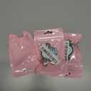 Silly Goose Blue Badge Reel with Swivel Alligator Clip ID Badge Holder Funny Glitter Badge Reel Retractable Clip for RN LPN CNA Nurse Doctor Assistant Medical Staff, Pack of 3