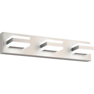 SOLFART Bathroom Vanity Lights Over Mirror Brushed Nickel Bathroom Light Fixture 3 Light Led Lights for Bathrooms Vanity Lights for Bath Nickel, 3- Light,22 Inch