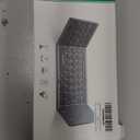 Samsers Foldable Bluetooth Keyboard with Touchpad, Portable Wireless Keyboard with Stand Holder, Rechargeable Full Size Ultra Slim Pocket Folding Keyboards for Android Windows IOS Tablet & Laptop-Gray (BT x1, Grey)