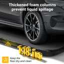 7'9" x 18' Garage Floor Mat 650 GSM Containment Mat for Under Car