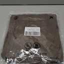 Funlingo Women's Puff Long Sleeve Tops Dressy Casual Square Neck Pleated Work Blouse Fall Trendy Tunic Flowy Chiffon Shirt, Size 2XL