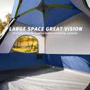UNP Tent, Portable Cabin Tent, Camping Tent 4-Person Easy Set Up, Waterproof with Top Rainfly for Outdoor Camping/Hiking