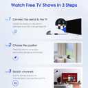 WUMINGLU TV Antenna Indoor, Digital TV Antenna for Smart TV Indoor Outdoor 680+ Miles Long Range Clear 2024 Rate 4K HD TV Amplified Signal Booster Local Channel 33ft