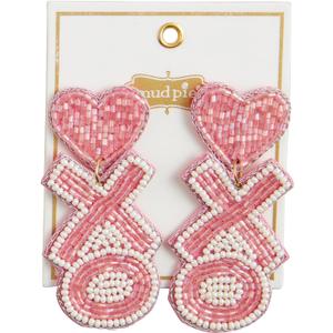 Valentine Beaded Earrings