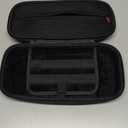 Auarte [Charge Inside Switch 2 Carrying Case for Nintendo Switch 2 Console 2025 / Switch Original/Switch OLED, Slim Travel Carry Case for Switch 2 Accessories with 10 Game Card Storage (Carbon Black)