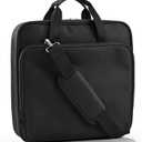 Zipper Binder with Strap - 2 Inch 3-Ring Trapper Keeper Binder - 500-Sheet Capacity - Multi-Pocket Organizer Binder for School and Office (Black)