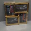 SZYUU 4x6 Collage Picture Frame,4 Photo Frame with Real Glass,Family Picture Frame Collage Wall Hanging or Tabletop Display,Gold