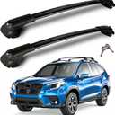 300LBS Roof Rack Cross Bars Compatible with Subaru Forester 2014-2026(NOT for Wilderness) Heavy-Duty Aluminum Crossbars Roof Rails Rooftop Cargo Basket Carrier Bag Luggage Canoe Kayak Bike