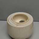 LE TAUCI Plant Pots, 4.1+5.1+6.5 inch, Set of 3, Ceramic Planters with Drainage Hole and Saucer, Indoor Flower Pot with Hole Mesh Pad, Gifts for Mom, Reactive Glaze Beige