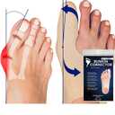 Bunion Corrector for Women Big Toe Straightener. Ultra-Thin Bunion Brace. Shoe Friendly Sock for Bunions Correction. All Shoe Types. Hallux Valgus Relief for Improved Toe Alignment. Med-Right (Medium (Pack of 1))